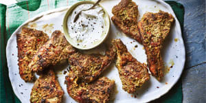Perfect for devouring on its own:Lamb chops with yoghurt and fenugreek.