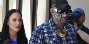 Colourful ex-bikie Dayne Brajkovich wins Perth court battle over gang tattoos,clothing