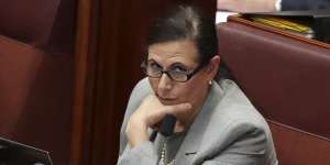 Liberal Senator Concetta Fierravanti-Wells has fired a parting shot to the Liberal Party membership via email.