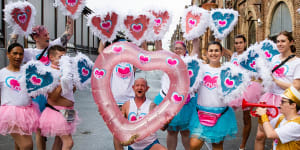 Trans Pride Australia is one of more than 160 floats at this year’s Mardi Gras.