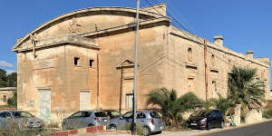Still standing despite relentless air raids in WWII,a fire in 1998 and ambitious property developers,Australia Hall in Malta.