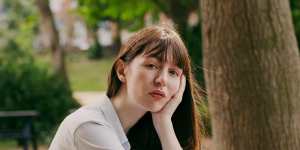 Author Sally Rooney,pictured in 2021.