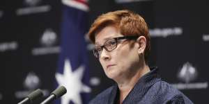 Marise Payne says Canberra rejects Beijing's suggestion that there would be a Chinese boycott of Australia.