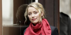 Amber Heard at the Royal Courts of Justice in London in 2020.
