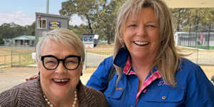 Liberal MP Bev McArthur with Susanne Marro,who has dropped out of the race to be a candidate for the party in November’s state election.