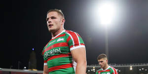George Burgess during his final year with the South Sydney Rabbitohs in 2019.