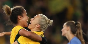 Matildas sent off to World Cup in style with victory over world No.5 France
