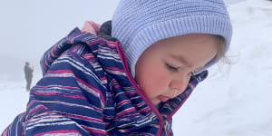 Seeking the promise of re-creation in the snow with a grandchild