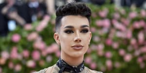 James Charles attends the Metropolitan Museum of Art gala. The YouTube star has the record for the most subscribers lost in 24 hours.