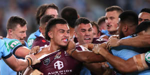 'He won't be intimidated':Bennett refuses to temper Tino aggression as Origin tension soars