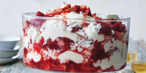 Julia Busuttil Nishimura’s strawberry and rose Eton mess.