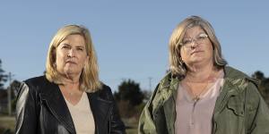 Bronnie Taylor and Tanya Higgins in Nimmitabel. 