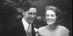 "More of a bohemian lifestyle than we had anticipated":John and Sunday Reed on their wedding day in 1932.