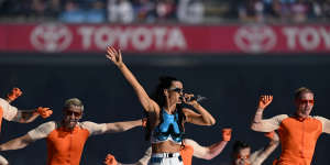 Katy Perry – like the Lions – ruled the MCG with a slick performance and high energy