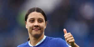 Sam Kerr has her eyes on the FA Cup and,after that,the league title.