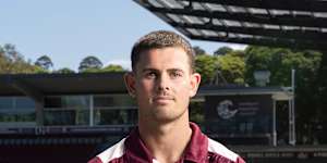 Rising Manly star Joey Walsh. 