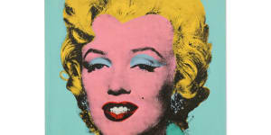 “Shot Sage Blue Marilyn” by Andy Warhol has impeccable provenance and a compelling origin story.