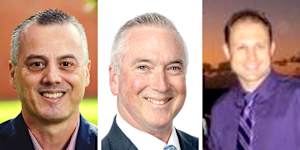 City of Ryde deputy CEO Michael Galderisi,CEO Wayne Rylands,and governance boss Graham Humphreys.