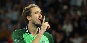 Medvedev silenced many doubters as he fought back from two sets down.