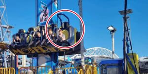 Sydney Royal Easter Show ride closed after four-year-old ‘left unrestrained’