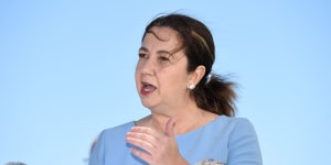Queensland Premier Annastacia Palaszczuk. 