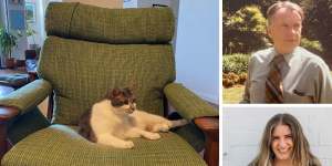 The Tessa T21 chair that Nova Weetman inherited from her grandfather is now a favourite with her cat. 