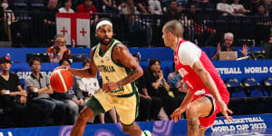 Back in business:Boomers great Patty Mills has linked with the Miami Heat.