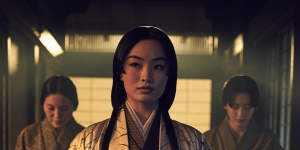 Anna Sawai plays Lady Mariko,Blackthorne’s translator,in Shogun.