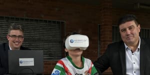 Why a Sydney junior league is strapping VR goggles on 3000 players