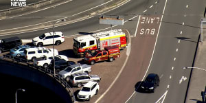 Sydney Harbour Tunnel reopened after car fire