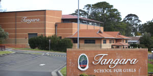 Tangara School for Girls at Cherrybrook in north-west Sydney.