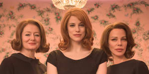 The cast of the Ladies in Black (L-R):Miranda Otto,Jessica De Gouw,Debi Mazar.