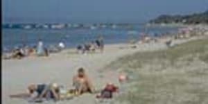 Port Phillip Bay beach at Sorrento