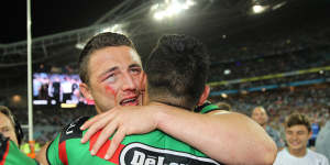 Sam Burgess etched himself into grand final folklore in the 2014 decider.