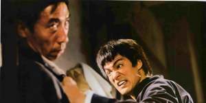 Bruce Lee in legendary Kung Fu movie Fist of Fury,now dubbed into Noongar Daa.