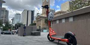 Hireable e-scooters have been on Brisbane’s streets for five years in November.