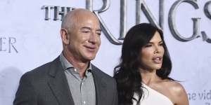 Amazon founder Jeff Bezos and Lauren Sanchez.