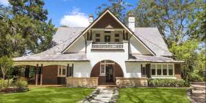 Mount Errington in Hornsby is considered a strong example of the arts and crafts Federation style of home. 