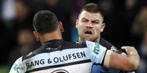 Free to go ... Josh Dugan is one of several players told by Cronulla to test the market. 