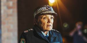 NSW Police Commissioner Karen Webb told the media the attacker was a 40-year-old man.