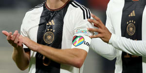 Germany wore the One Love armband with UEFA approval during competition in September.