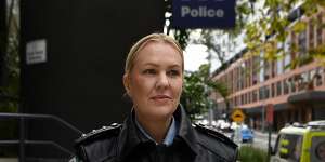 Detective Inspector Michelle Ritchie at Bankstown police station.