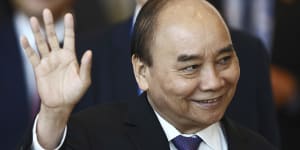 Nguyen Xuan Phuc at the APEC leaders summit in Bangkok last November.