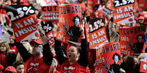 Teacher strike in March.