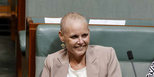 Labor MP Peta Murphy,who died on Monday,in the House of Representatives in November.