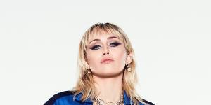 American pop singer Miley Cyrus. 