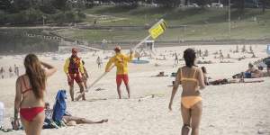 Bondi Beach being closed in Sydney on March 21st.