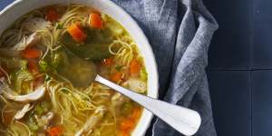 Chicken noodle soup.