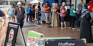 Voters are increasingly casting their ballot before election but scenes have been ugly at some polling booths
