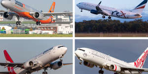 Revealed:How Jetstar,Rex,Qantas,Virgin compare.